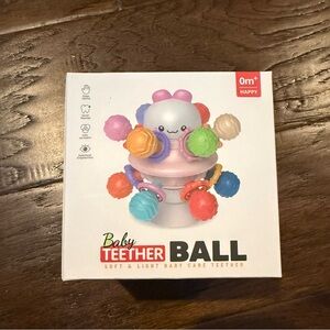 Happy Baby Teether Ball - Colorful Soothing Toy